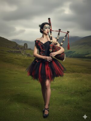 Victorian gothic corset set main image