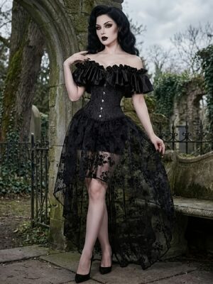 Victorian gothic corset set main image