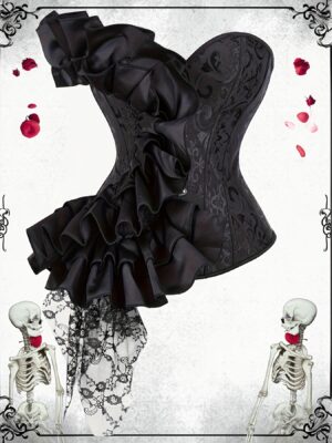 2277 Victorian gothic corset top alternate view