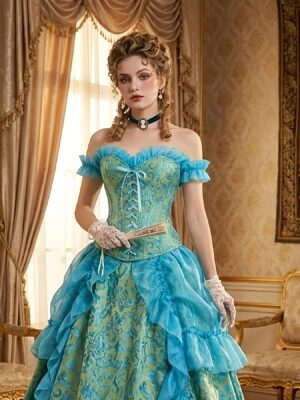 rococo corset top alternate view