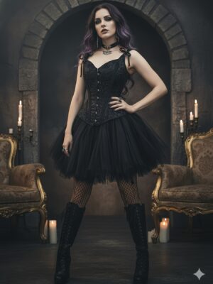 2382+7014+T003-• Dark Magic Corset Set/3pcs gallery image