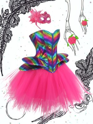 2406+7014+YZ -Carnival Party Costume Set /3 Pcs gallery image