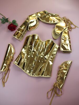 cyberpunk corset top alternate view