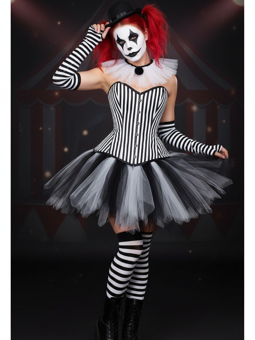 2603+7014 Clown Corset and Tutu Set image 2 2603+7014 Clown Corset and Tutu Set image 2