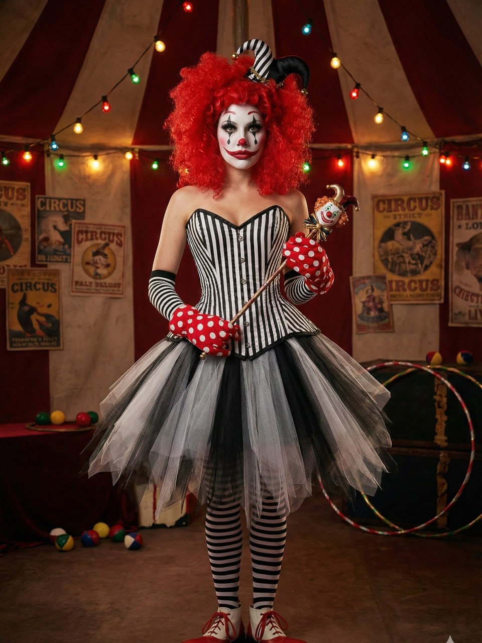 2603+7014 Clown Corset and Tutu Set image 4 2603+7014 Clown Corset and Tutu Set image 4
