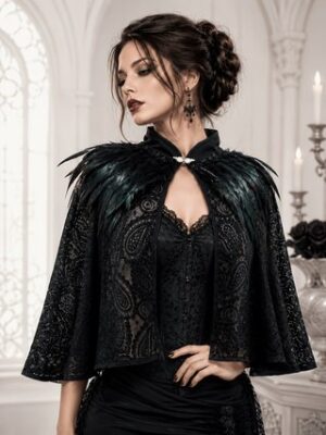 K209 gothic shawl accessory image 1