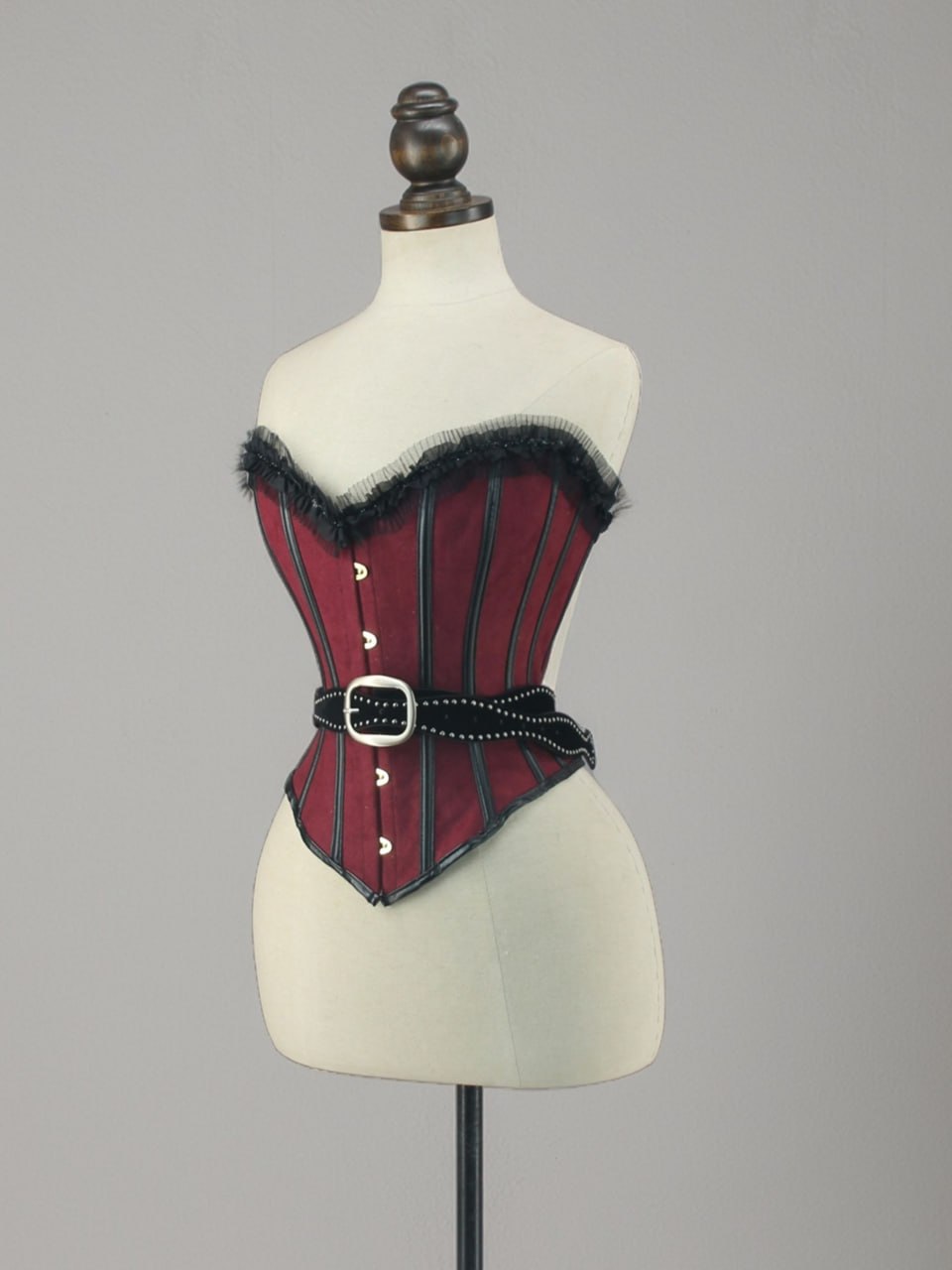 2676 burgundy image 6 2676 burgundy gothic corset dress