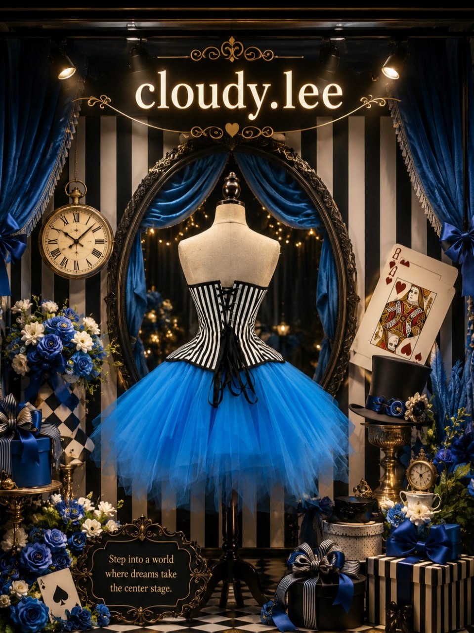 22603+7014 blue carnival corset and tutu costume set image 2 22603+7014 blue carnival corset and tutu costume set image 2