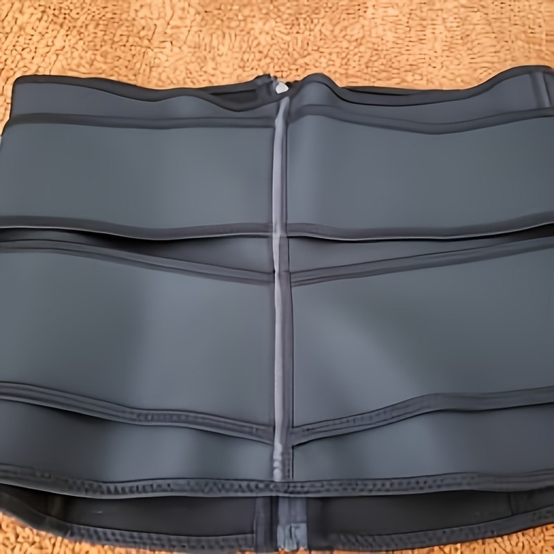 9488 black latex double belt waist trainer image 6 9488 black latex double belt waist trainer image 6
